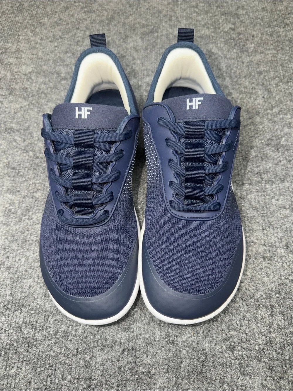 Hike Footwear Women's Navy Knit Athletic Sneakers by  - Lightweight Comfort